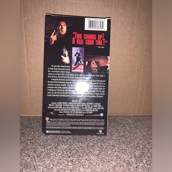 ~6/$10 MOVIES VHS/DVDS~ Under Siege 2 VHS Tape 1995 Rated R 100 Minutes - Picture 2 of 5